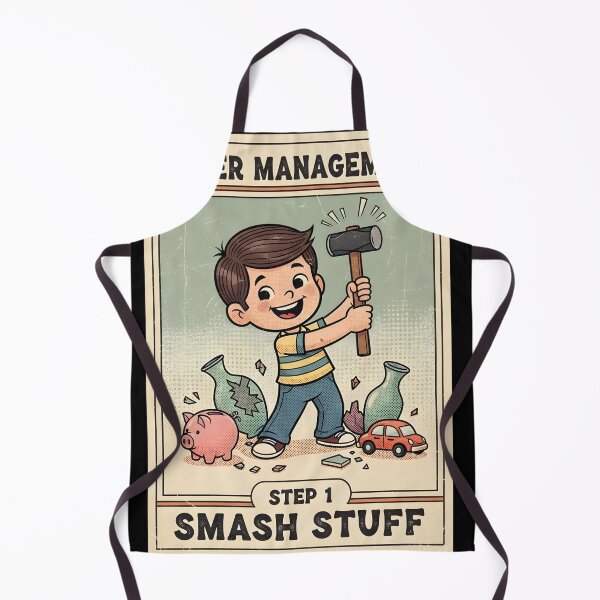 Item preview, Anger Management Step 1 Smash Stuff - Funny Stress Relief Humor Gift designed and sold by Bobo Shirts .