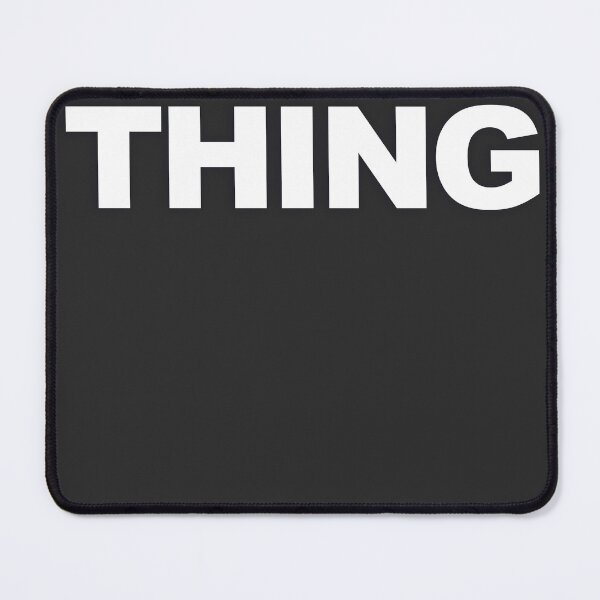 Item preview, THING — White Minimal Bold Type Statement designed and sold by WORDPAUSE.