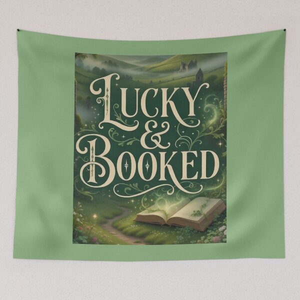 Item preview, Lucky & Booked St. Patrick’s Day Book Lover Design designed and sold by Heather's Creative Apparel.