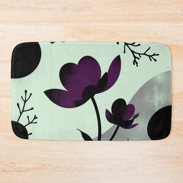 Item preview, Dreamlike Purple Floral Landscape designed and sold by joycrysstudio.