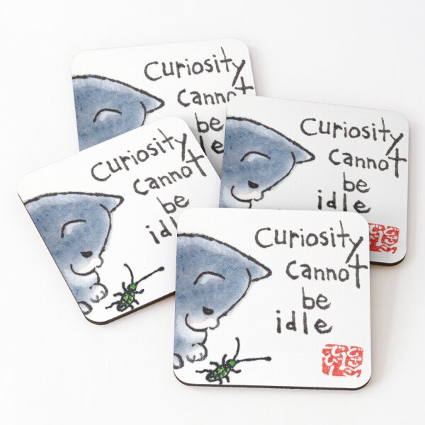 Item preview, Curious Kitten designed and sold by dosankodebbie's etegami world.