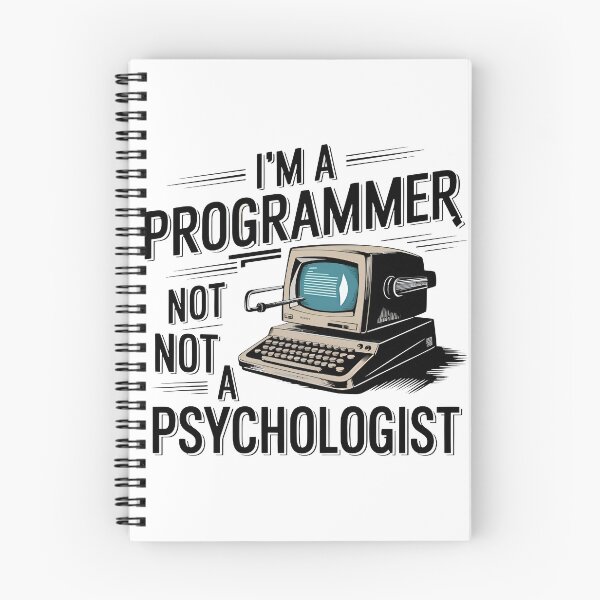 Item preview, I am a Programmer Not a Psychologist Retro Computer designed and sold by Zenith Design.