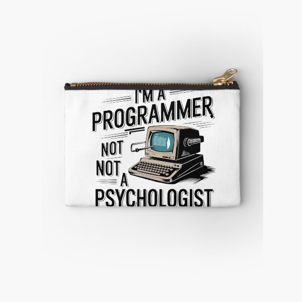 Item preview, I am a Programmer Not a Psychologist Retro Computer designed and sold by Zenith Design.