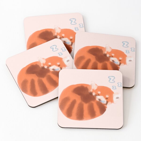 Item preview, Cute red panda sleeping designed and sold by akizni.