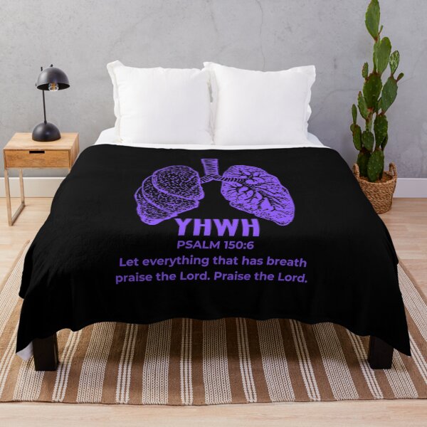 Item preview, YHWH - Psalm 150:6 Praise the Lord - Purple Design designed and sold by MoriaStore.