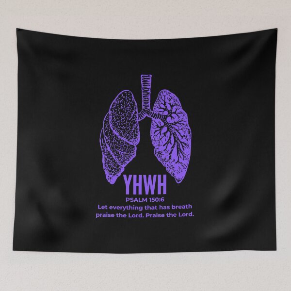 Item preview, YHWH - Psalm 150:6 Praise the Lord - Purple Design designed and sold by MoriaStore.