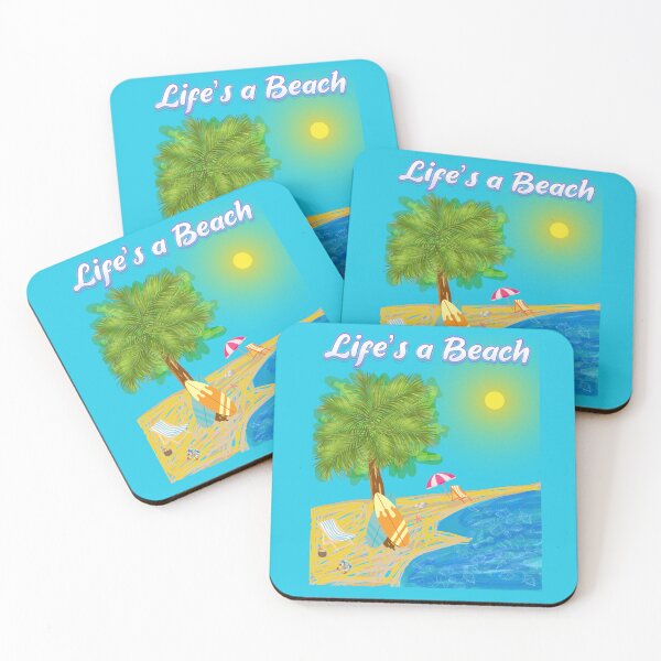 Item preview, Life’s a Beach designed and sold by ParkandPress.