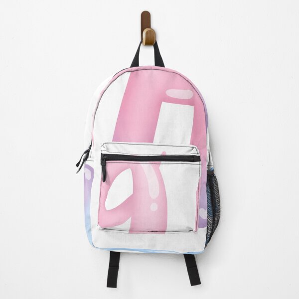 Item preview, Pastel Hi Typography – Cute Pink and Blue Gradient Bubble Letters designed and sold by Gawii.
