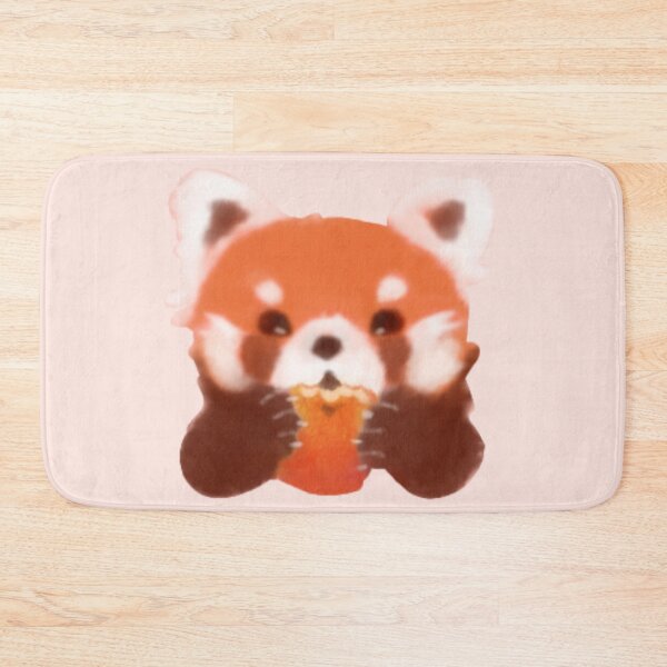 Item preview, Cute red panda eating an apple designed and sold by akizni.