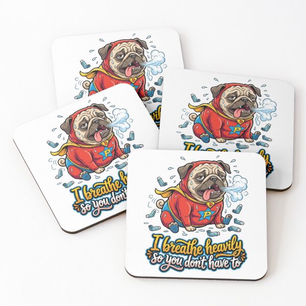 Item preview, Lazy Pug Superhero Breathing Heavily So You Do Not designed and sold by Tong4130.