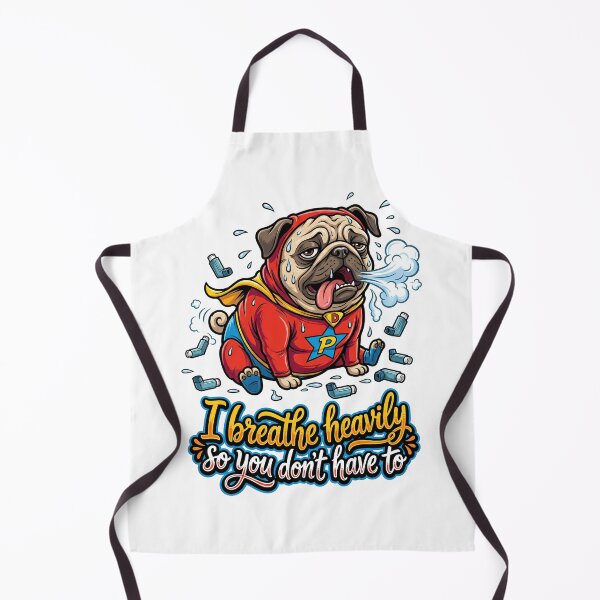 Item preview, Lazy Pug Superhero Breathing Heavily So You Do Not designed and sold by Tong4130.