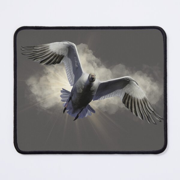 Item preview, Flying Snow Goose in the Sky with Clouds designed and sold by Wild DeZigns .