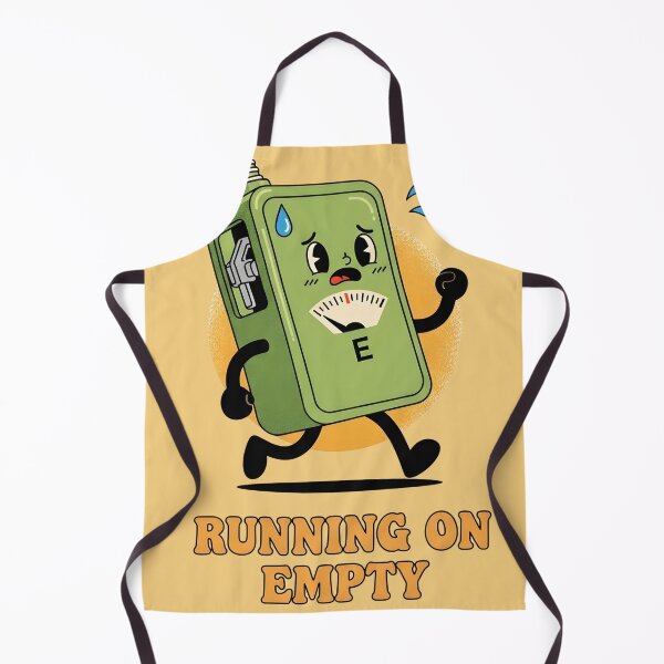 Item preview, Running on Empty E Gauge - Exhausted Mood Fuel Tank Humor Gift designed and sold by Bobo Shirts .