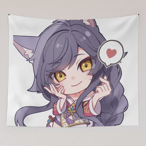 Item preview, Chibi Ahri Heart League Of Legends designed and sold by KomiArts.