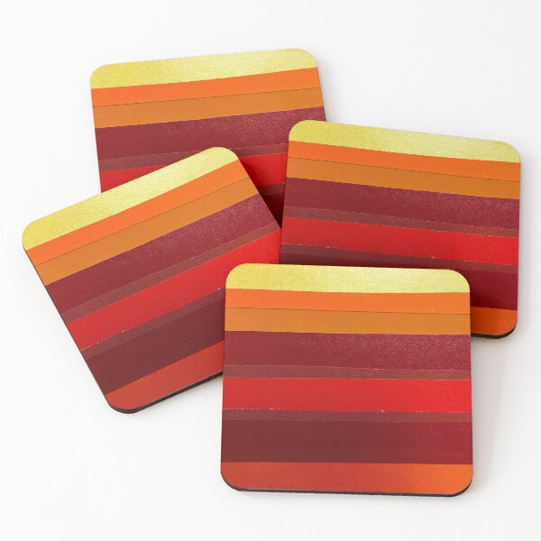 Item preview, Striped Collage, Warm Tones designed and sold by r333l.art.