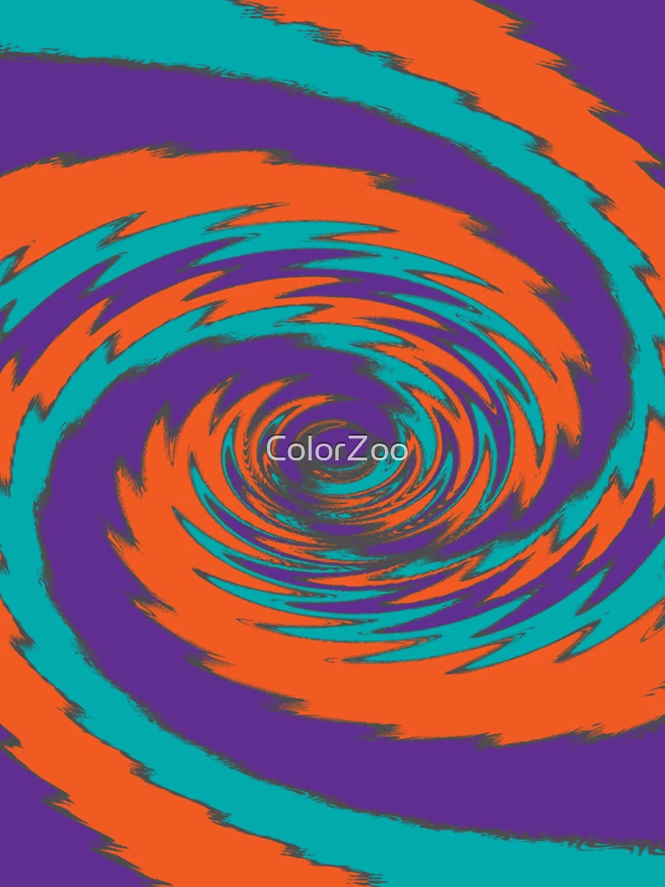 Thumbnail 4 of 4, iPhone Case, Colorful Rippled Swirl designed and sold by ColorZoo.