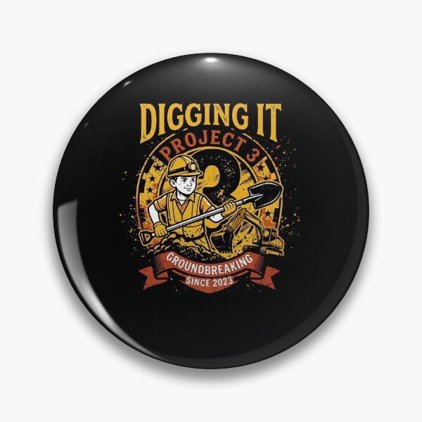 Item preview, Kids Project 3 Digging it 3rd Boy Birthday 3 Years Old  designed and sold by BHMARTS.