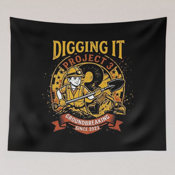 Item preview, Kids Project 3 Digging it 3rd Boy Birthday 3 Years Old  designed and sold by BHMARTS.