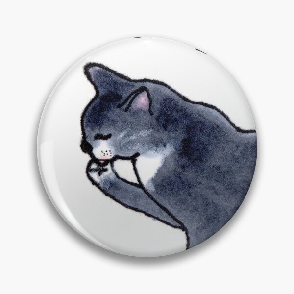 Item preview, Picture of Calm (Cat) designed and sold by dosankodebbie's etegami world.