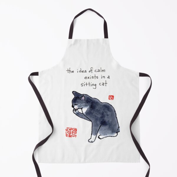 Item preview, Picture of Calm (Cat) designed and sold by dosankodebbie's etegami world.