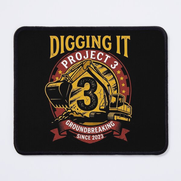Item preview, Kids Project 3 Digging it 3rd  boy Birthday 3 Years Old  designed and sold by BHMARTS.