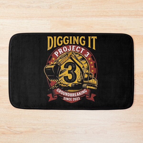 Item preview, Kids Project 3 Digging it 3rd  boy Birthday 3 Years Old  designed and sold by BHMARTS.