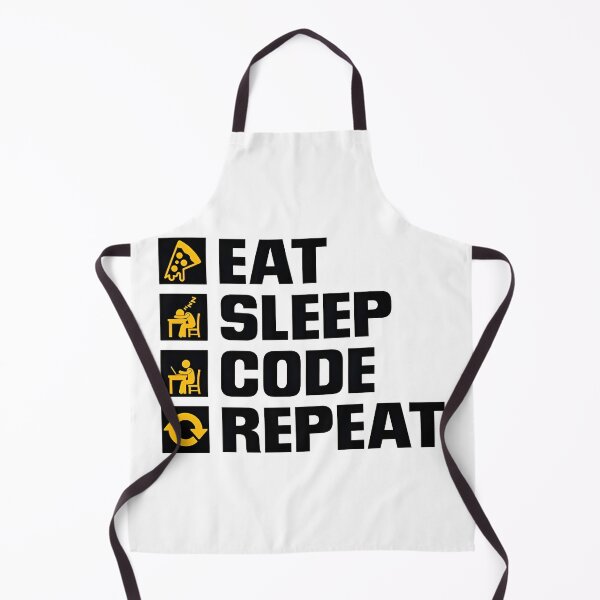 Item preview, Eat Sleep Code Repeat Funny Programmer Routine designed and sold by Zenith Design.