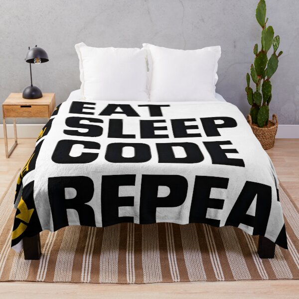 Item preview, Eat Sleep Code Repeat Funny Programmer Routine designed and sold by Zenith Design.