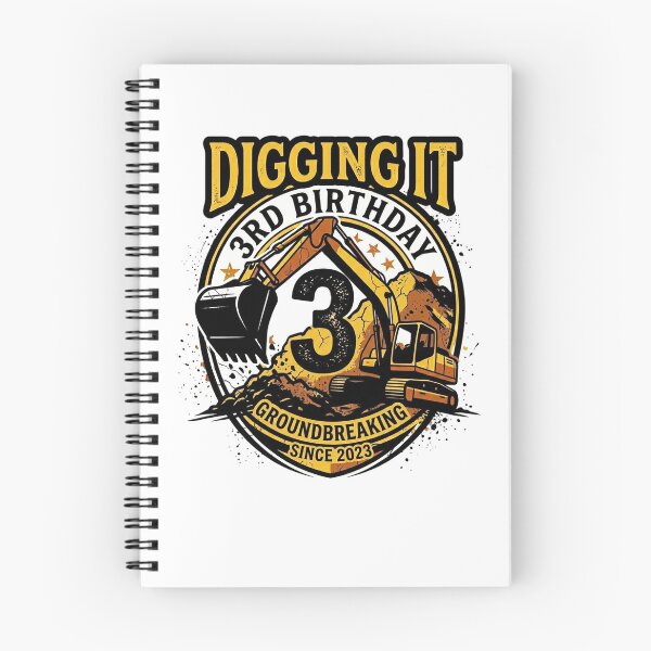 Item preview, Kids Project 3 Digging it 3rd boy Birthday 3 Years Old  designed and sold by BHMARTS.