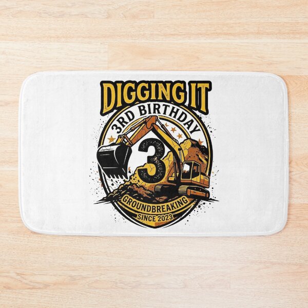 Item preview, Kids Project 3 Digging it 3rd boy Birthday 3 Years Old  designed and sold by BHMARTS.