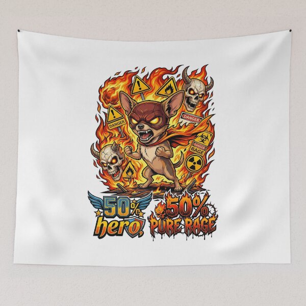 Item preview, Tiny Chihuahua Hero Made Of Fifty Percent Pure Rage designed and sold by Tong4130.