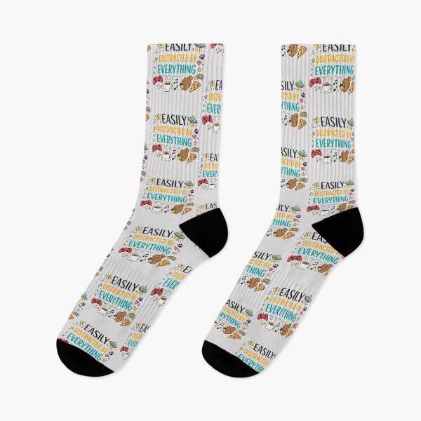 Item preview, Easily Distracted By Everything - Relatable ADHD Brain & Hobbies designed and sold by Dimu Co..