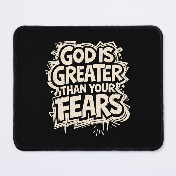 Item preview, God Is Greater Than Your Fears designed and sold by Verse & Vibes.