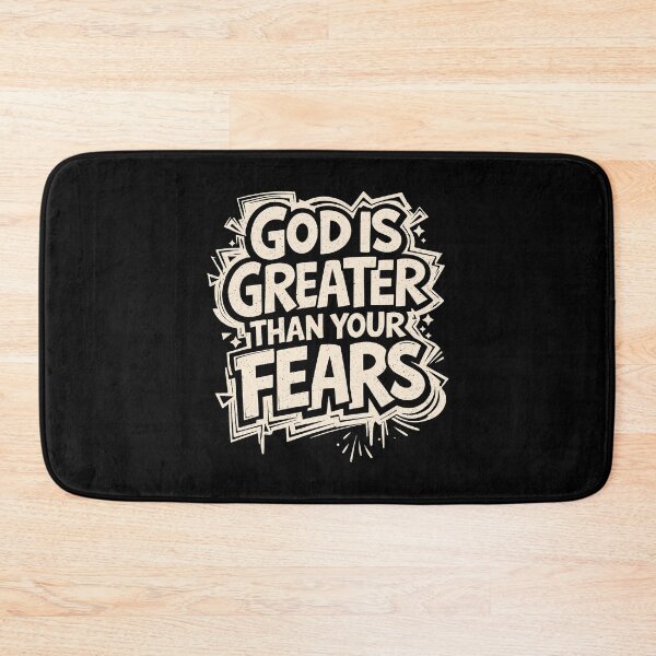 Item preview, God Is Greater Than Your Fears designed and sold by Verse & Vibes.