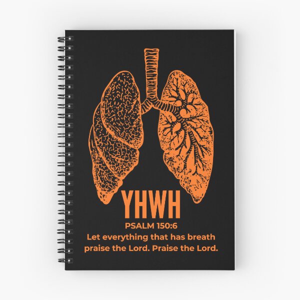 Item preview, YHWH - Psalm 150:6 Praise the Lord - Orange Design designed and sold by MoriaStore.