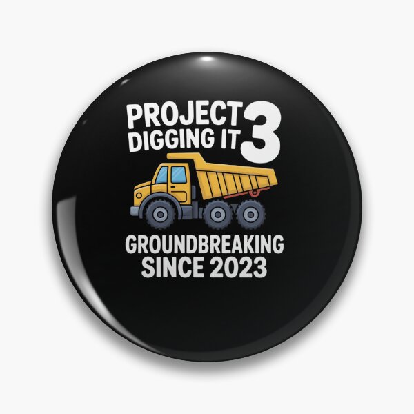 Item preview, Kids Project 3 Digging it Boy Birthday 3 Years Old  designed and sold by BHMARTS.