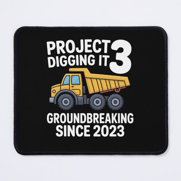 Item preview, Kids Project 3 Digging it Boy Birthday 3 Years Old  designed and sold by BHMARTS.