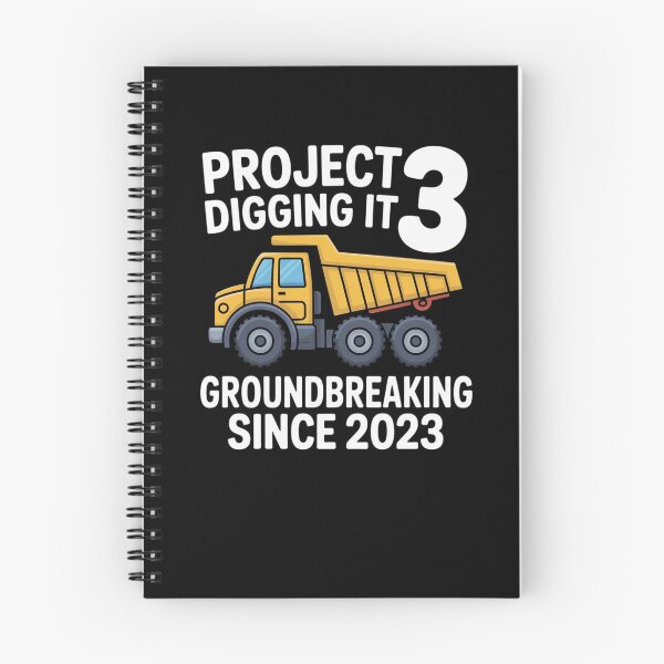 Item preview, Kids Project 3 Digging it Boy Birthday 3 Years Old  designed and sold by BHMARTS.