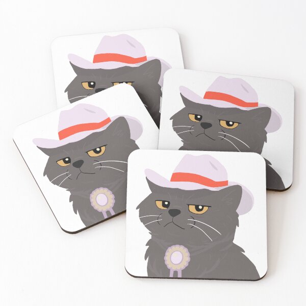 Item preview, Meowdy Cat designed and sold by ManekiNekoCatRescue.