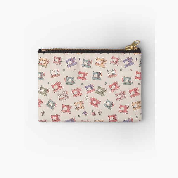Item preview, Retro Sewing Machine & Floral Notion Pattern – Vintage Sewist Aesthetic designed and sold by MarJul.