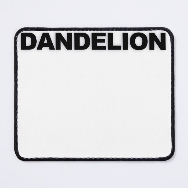 Item preview, DANDELION — Black Minimal Bold Type Statement designed and sold by WORDPAUSE.