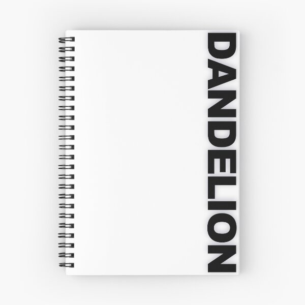 Item preview, DANDELION — Black Minimal Bold Type Statement designed and sold by WORDPAUSE.