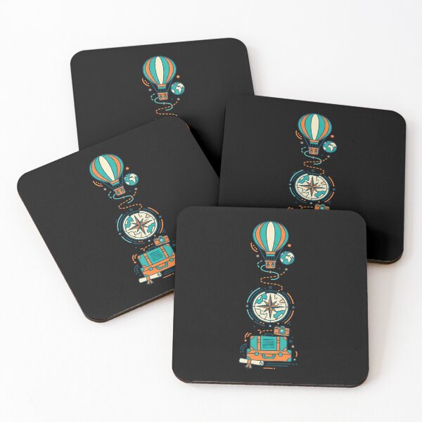 Item preview, Retro Voyage Adventure Stack - Vintage Travel Essentials Graphic designed and sold by AbulailArt.