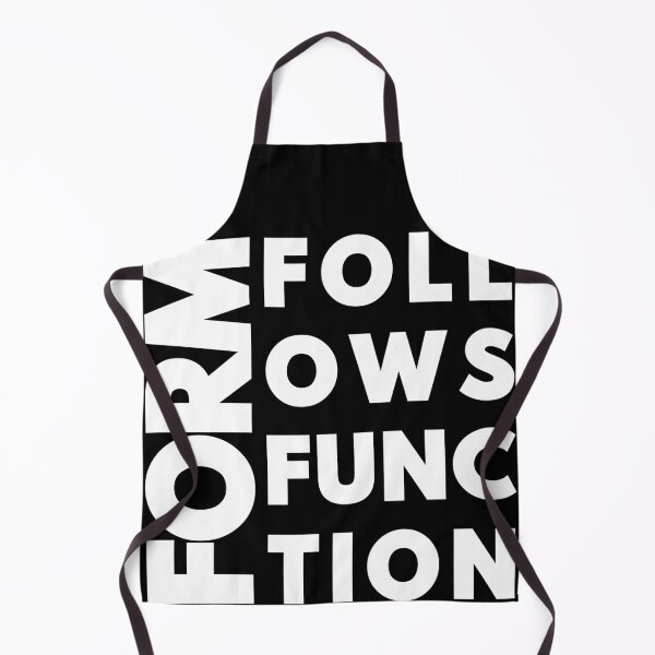 Item preview, Form Follows Function - Minimalist Architecture Quote (White Text) designed and sold by MerchPOW.