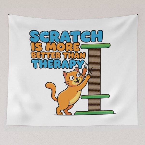 Item preview, cat scratch Sassy Cat Attitudes designed and sold by Uglyandcute.