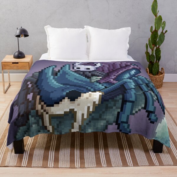 Item preview, Hollow Knight Pixel Art - Ghost and Stag Beetle designed and sold by PinkbeanArt.