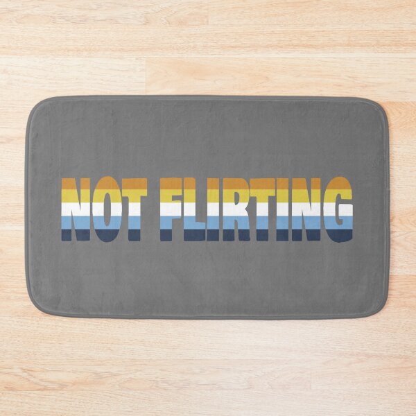 Item preview, NOT FLIRTING aroace flag designed and sold by cringewizard.