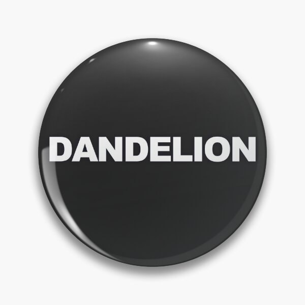 Item preview, DANDELION — White Minimal Bold Type Statement designed and sold by WORDPAUSE.
