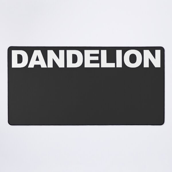 Item preview, DANDELION — White Minimal Bold Type Statement designed and sold by WORDPAUSE.