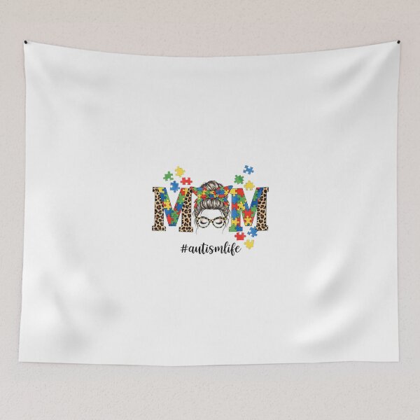 Item preview, Autism Mom Leopard Puzzle Piece Mama designed and sold by Imalyanmani.